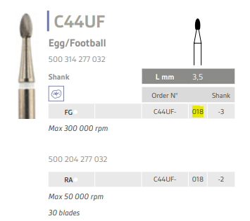 C44UF.png carbide bur egg/football